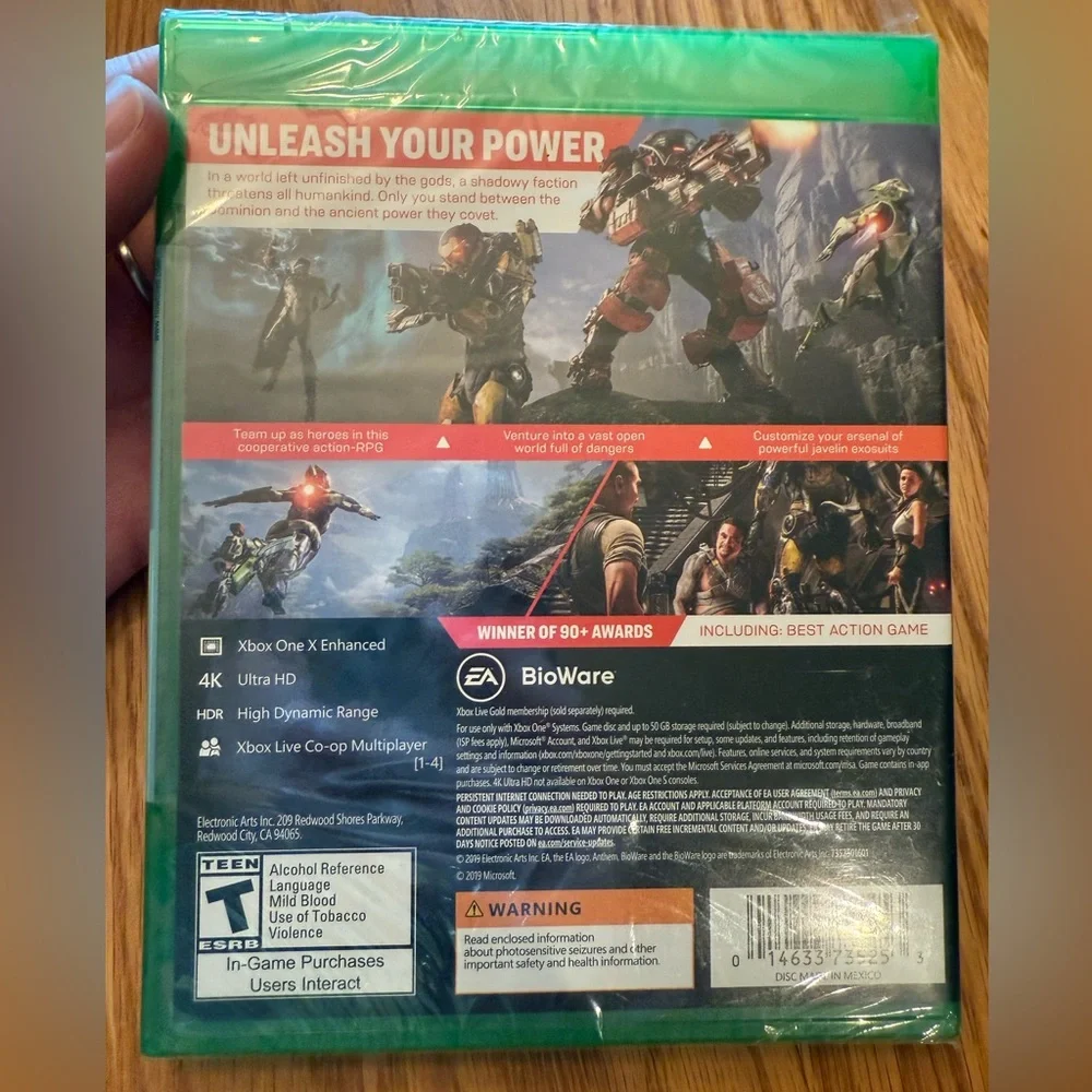 Anthem Xbox One Game-Brand New